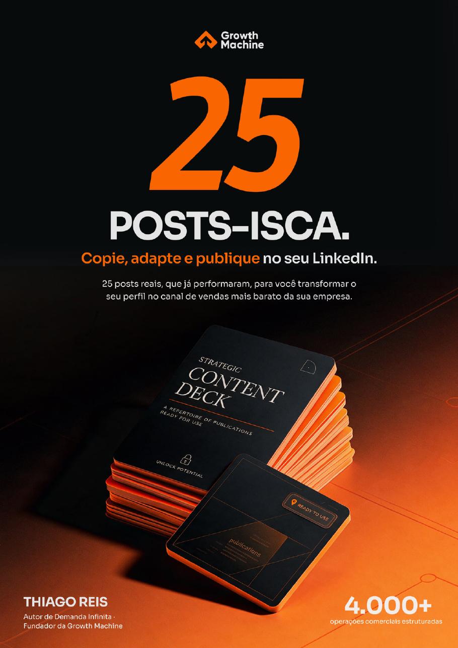 Capa do material 25 Posts-Isca